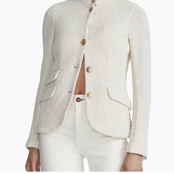 NWOT Rag & Bone Slade Cream Jacket Size 8 (fits more like a size 6)
